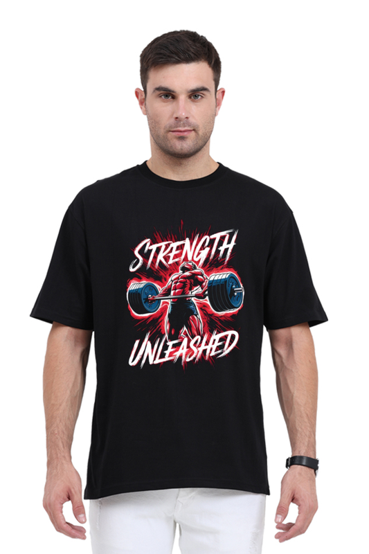 "Strength Unleased" : Oversized T-Shirt