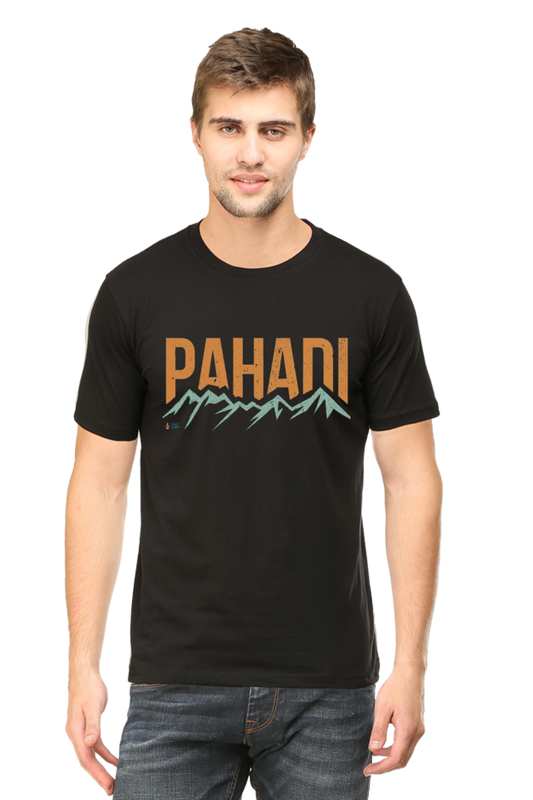 'Pahadi' T Shirt, Half Sleeves