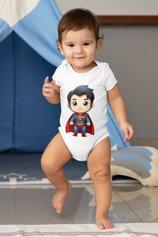 ''Lil Super Man" Rompers